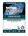 Boise POLARIS® Premium Laser Paper, Letter Size (8 1/2" x 11"), 98 (U.S.) Brightness, 24 Lb, Ream Of 500 Sheets 1 thumbnail image
