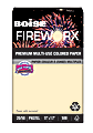 Boise® FIREWORX® Color Multi-Use Print & Copy Paper, Flashing Ivory, Ledger (11" x 17"), 2500 Sheets Per Case, 20 Lb, 30% Recycled, FSC® Certified