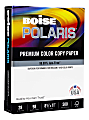 Boise® POLARIS® Color Copy Paper, 1 Ream, White, Letter (8.5" x 11"), 500 Sheets Per Ream, 28 Lb, 98 Brightness, FSC® Certified 1 thumbnail image
