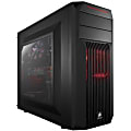 Corsair Carbide Series SPEC-02 Red LED Mid-Tower Gaming Case - Mid-tower - Black - 7 x Bay - 2 x 4.72" x Fan(s) Installed - Mini ITX, Micro ATX, ATX Motherboard Supported - 12.57 lb - 6 x Fan(s) Supported - 2 x External 5.25" Bay - 3 x Internal 3.5" Bay 1 thumbnail image