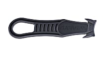 Garvey Klever Kutter Box Cutter Knives Safety Cutter, Plastic, 4" Length, Black Pack Of 5