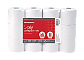 Office Depot® Brand 1-Ply Bond Paper Roll, 2-1/4" x 150’, White, Pack of 12 1 thumbnail image