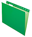 Office Depot® Brand Hanging Folders, Letter Size, 1/5 Tab Cut, Bright Green, Box Of 25 1 thumbnail image