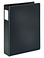 Office Depot® Brand Durable Legal-Size Reference 3-Ring Binder, 2" Round Rings, 41% Recycled, Black