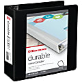 Office Depot® Brand Durable View 3-Ring Binder, 4" Slant Rings, Black 1 thumbnail image