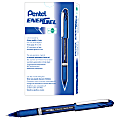 Pentel® EnerGel™ NV Liquid Gel Pens, Fine Point, 0.5mm, Blue Ink, Pack Of 12 Pens