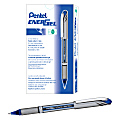 Pentel® EnerGel™ NV Liquid Gel Pens, Medium Point, 0.7 mm, Blue Ink, Pack Of 12 Pens