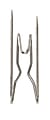 OfficeMax Panel Wire Hooks, Silver, Pack Of 24