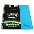 Genesis Roaring Spring Shades Notebook, 11" x 9", 1 Subject, College-Ruled, 80 Pages, 30% Recycled, Blue