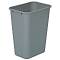 Highmark™ Standard Wastebasket, 10 1/4 Gallons, Silver
