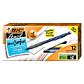 BIC® BIC-Matic Grip Mechanical Pencils, 0.7 mm, Assorted Barrel Colors, Pack Of 12 Pencils