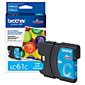 Brother® LC61 Cyan Ink Cartridge, LC61C