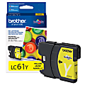 Brother® LC61 Yellow Ink Cartridge, LC61Y