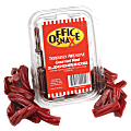 Office Snax® Soft & Chewy Gourmet Red Licorice, 32 Oz Tub