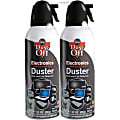 Dust-Off Compressed Gas Dusters, 10 Oz, Pack Of 2 1 thumbnail image