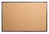 Office Depot® Brand Cork Bulletin Board, 48" x 72", Aluminum Frame With Black Finish 1 thumbnail image