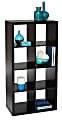 Brenton Studio® 53"H 8-Cube Storage Bookcase, Black