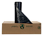 Noramco 1.5-mil Municipal Liners, 43" x 47", 56 Gallons, Black, Pack Of 100 1 thumbnail image