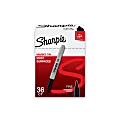 Sharpie® Permanent Fine-Point Markers, Black, Pack Of 36