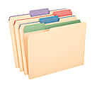 Pendaflex® Color Tab File Folders, 1/3 Cut, 8 1/2" x 11", Letter Size, Assorted Colors, Box Of 50 1 thumbnail image