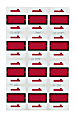 Pendaflex Color-Coded Numeric Label, 1-1/4"x1", 120 Labels/Pack, Red, #1 1 thumbnail image