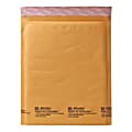 Sealed Air Self-Seal Bubble Mailers, 12 1/2" x 19", Kraft, Case Of 50