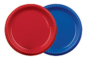 Solo Plastic Plates, 9", Blue, Pack Of 25 1 thumbnail image