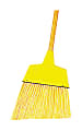Boardwalk Angler Broom, Plastic Bristles, 53" Wood Handle, Yellow 1 thumbnail image