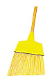 Boardwalk Angler Broom, Plastic Bristles, 53" Wood Handle, Yellow