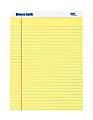 Diverse Earth 100% Recycled Legal Pad, Legal Ruled, 50 Sheets, Canary Yellow, 8 1/2" x 11 3/4"
