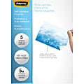 Fellowes Photo Self-Adhesive Pouches - 4.25 in x 6.26 in lamination pouches with adhesive back