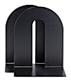 Officemate® OIC® Magnetic Heavy-Duty Bookends, 10" x 8" x 8", Black, Set Of 2 1 thumbnail image