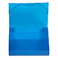 Lion Translucent Document File, Letter Size, 2" Capacity, Blue