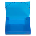 Lion Translucent Document File, Letter Size, 2" Capacity, Blue 1 thumbnail image