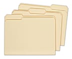 Office Depot® Brand File Folders, Letter Size, 100% Recycled, Manila, Pack Of 100