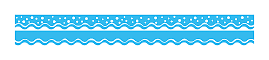 Barker Creek Scalloped-Edge Double-Sided Borders, 2 1/4" x 36", Pool Blue, Pack Of 13 1 thumbnail image
