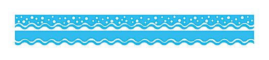 Barker Creek Scalloped-Edge Double-Sided Borders, 2 1/4" x 36", Pool Blue, Pack Of 13 1 thumbnail image