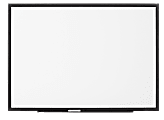 FORAY™ Magnetic Unframed Dry-Erase Whiteboard, 72" x 48", Jet Black