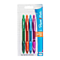 Paper Mate® Profile™ Retractable Ballpoint Pens, Bold Point, 1.4 mm, Assorted Barrels, Assorted Ink Colors, Pack Of 4