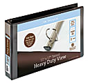 Heavy-Duty View Binders By [IN]PLACE®, 2" Rings, 59% Recycled, 565-Sheet Capacity, Black