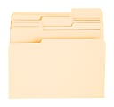 Office Depot® Brand File Folders, 1/3 Tab Cut, Letter Size, Manila, Pack of 24 Folders