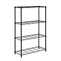 Honey-Can-Do Urban Steel Adjustable Shelving Unit, Black 1 thumbnail image