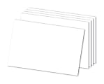 Office Depot® Brand Blank Index Cards, 4" x 6", White, Pack Of 300