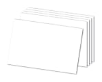 Office Depot® Brand Blank Index Cards, 4" x 6", White, Pack Of 300 1 thumbnail image