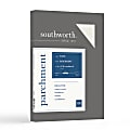Southworth® Parchment Specialty Paper, 8 1/2" x 11", 65 Lb, Ivory, Pack Of 100 1 thumbnail image