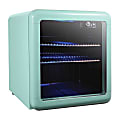 Magic Chef 1.7 Cu. Ft. Retro Beverage Cooler, 19-5/16”H x 17-1/2”W x 19”D, Green 1 thumbnail image