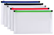 Office Depot® Brand Mini Poly Zip Envelope, Check Size, 10 1/4" x 5 1/4" 1 thumbnail image