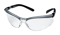 3M™ BX Protective Eyewear, Black/Silver Frame, Clear Lens