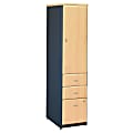 Bush Business Furniture Office Advantage Vertical Storage Locker, Beech/Slate, Premium Installation