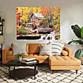 Biggies Landscape/Seascape Mural, 48" x 36", Unframed, Water Wheel